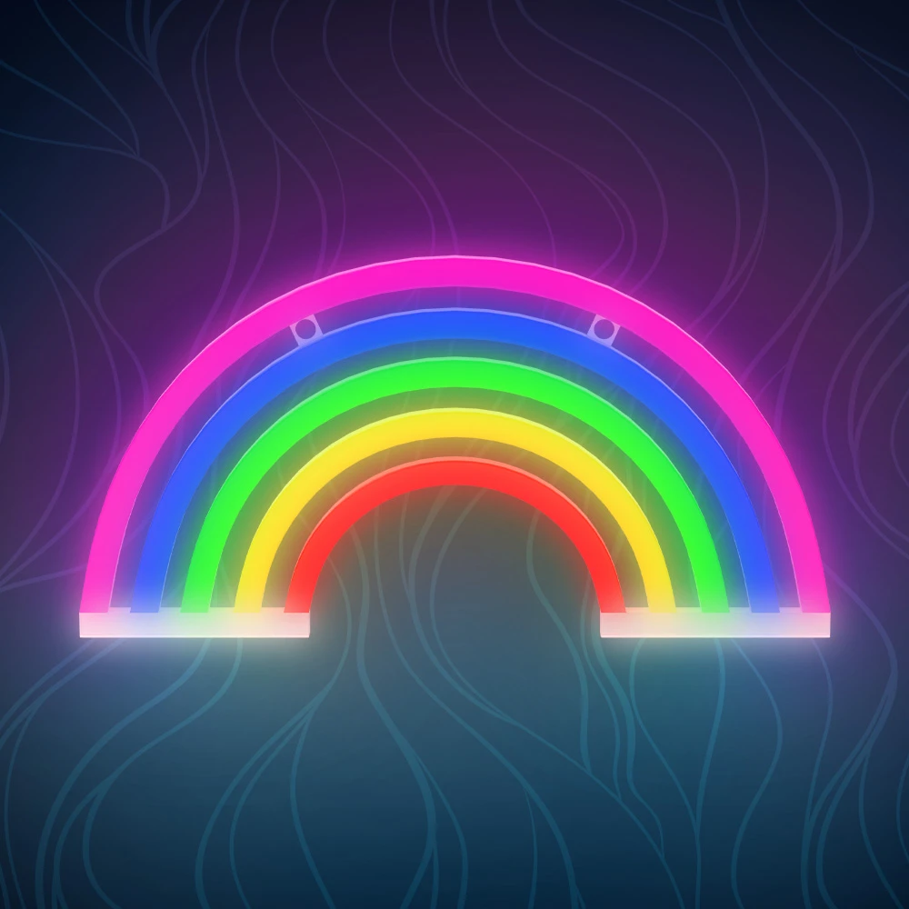 Neoninė LED lemputė RAINBOW 5 spalvų FLNE14X Forever Light