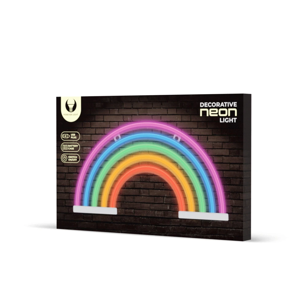 Neoninė LED lemputė RAINBOW 5 spalvų FLNE14X Forever Light