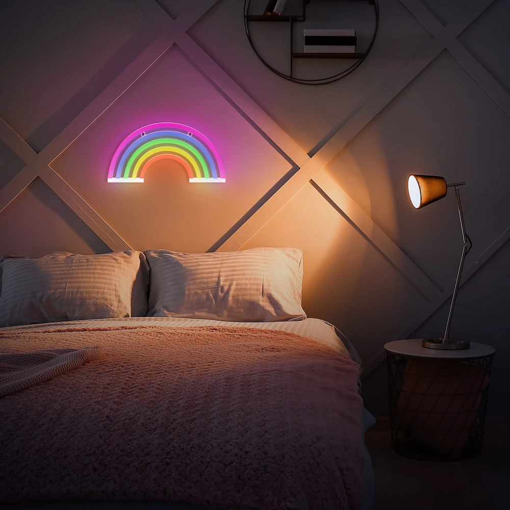 Neoninė LED lemputė RAINBOW 5 spalvų FLNE14X Forever Light