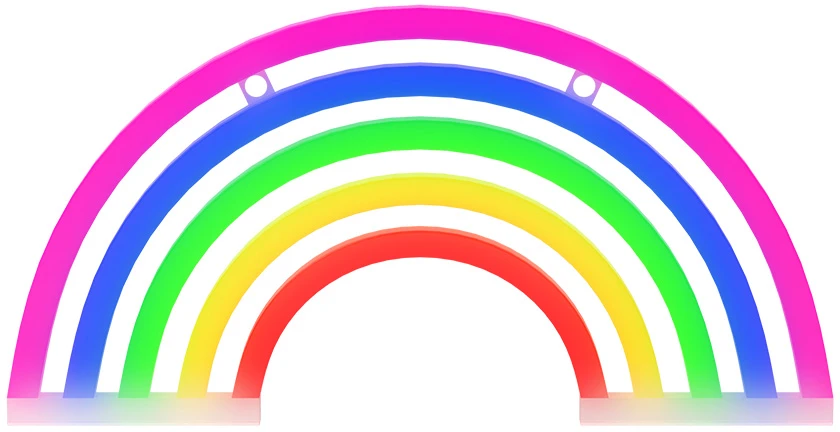Neoninė LED lemputė RAINBOW 5 spalvų FLNE14X Forever Light