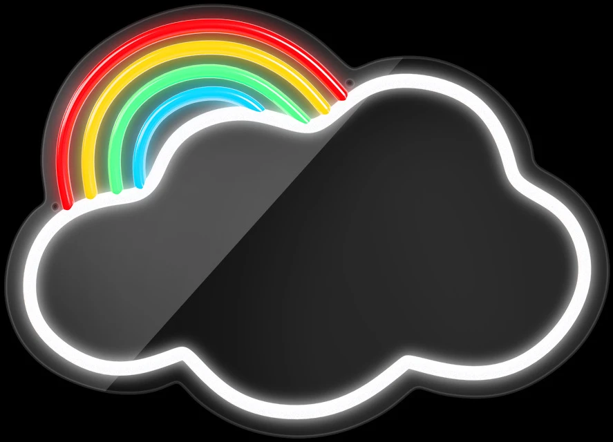Neoninis veidrodis LED CLOUD daugiaspalvis FMNE05 Forever Light