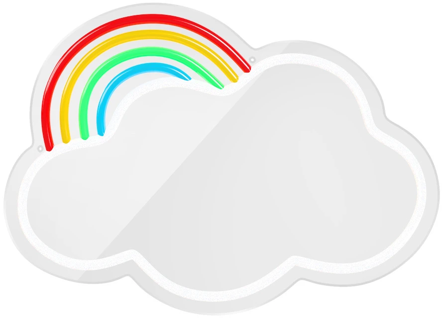 Neoninis veidrodis LED CLOUD daugiaspalvis FMNE05 Forever Light