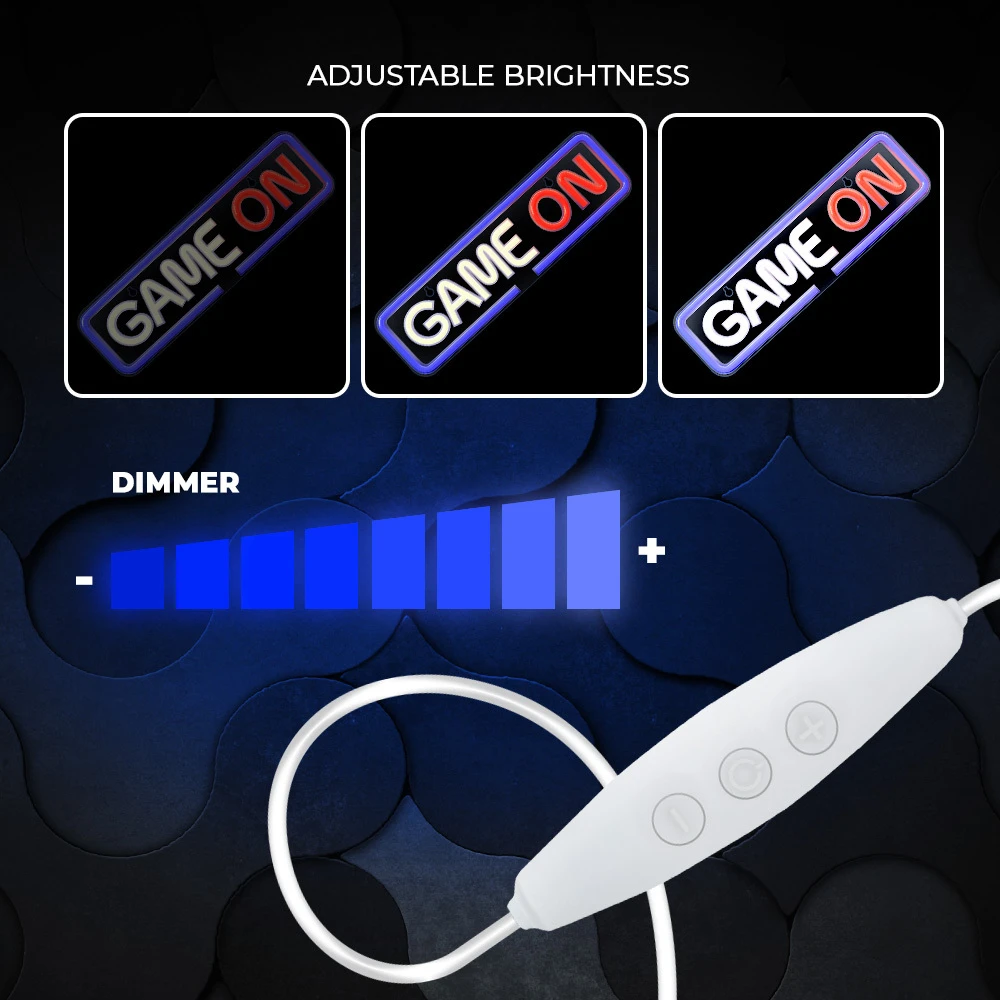 Neoninis PLEXI LED GAME ON daugiaspalvis FPNE23 Forever Light