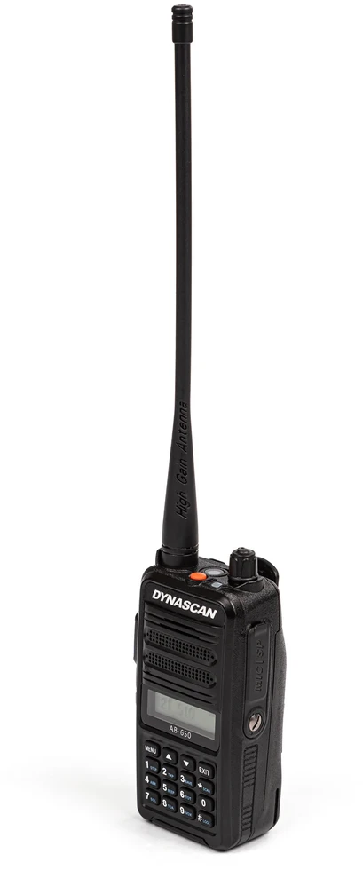 Nešiojama aviacinė VHF radijo stotelė Dynascan AB-650, 118-136.975 MHz