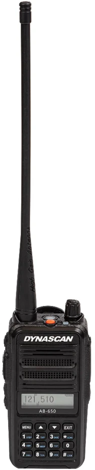 Nešiojama aviacinė VHF radijo stotelė Dynascan AB-650, 118-136.975 MHz