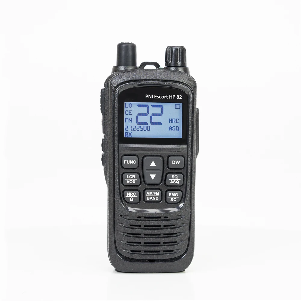 Nešiojama CB radijo stotelė PNI Escort HP 82, daugiastandartė, 4W, 12V, AM-FM ir CB antena PNI S75, 75 cm, su pridedamu magnetu