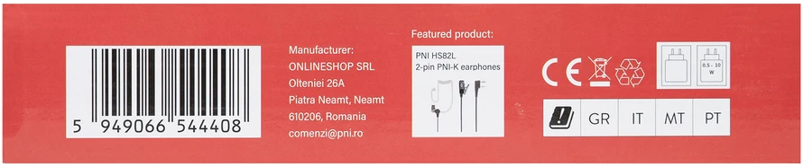 Nešiojama CB radijo stotelė PNI Escort HP 102 multi standard, 4W, 12V, AM-FM, NRC, Dual Watch, Roger Beep, reguliuojamas ASQ SQ, VOX