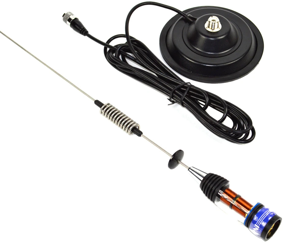 Nešiojama CB radijo stotelė PNI Escort HP 82, daugiastandartė, 4W, 12V, AM-FM su PNI ML70 CB antena su magnetu