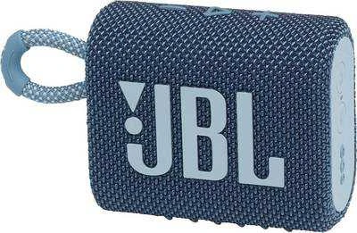 Nešiojama kolonėlė JBL Go 3 Eco, Šviesiai mėlynos spalvos