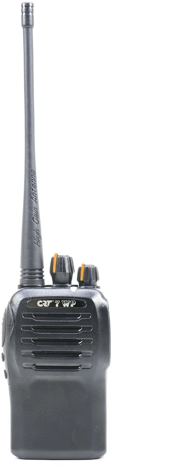 Nešiojama PMR radijo stotelė CRT 7WP, atspari vandeniui IP67, Vox, TOT, Scrambler