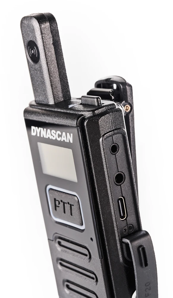 Nešiojama PMR radijo stotelė Dynascan 3A 446MHz, 0,5W, 16 kanalų, VOX, juoda