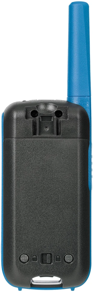Nešiojama PMR radijo stotelė PNI Decross DC63 mėlyna, 446MHz, 0.5W, 16 kanalų, 1000mAh NiMH, IPx4, 2 vienetų komplektas