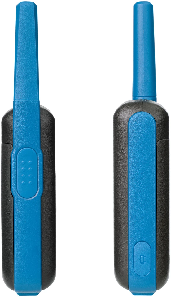 Nešiojama PMR radijo stotelė PNI Decross DC63 mėlyna, 446MHz, 0.5W, 16 kanalų, 1000mAh NiMH, IPx4, 2 vienetų komplektas