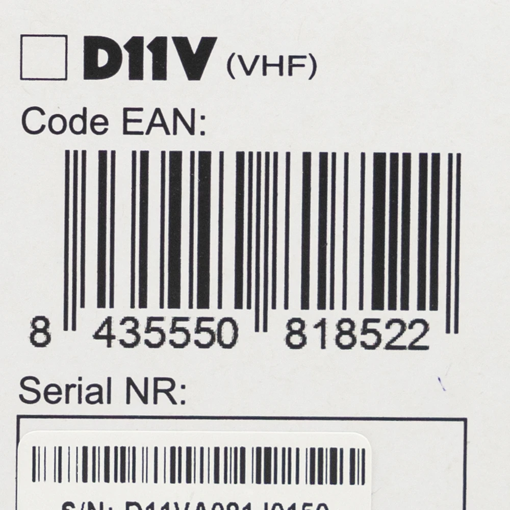 Nešiojama radijo stotelė Dynascan D11V DMR VHF, 136-174 MHz, 32 kanalai