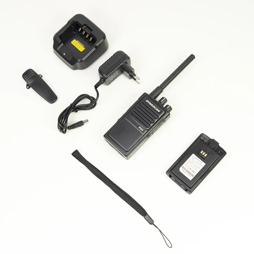 Nešiojama radijo stotelė Dynascan D12U DMR UHF, 400-470 MHz, 32 kanalai