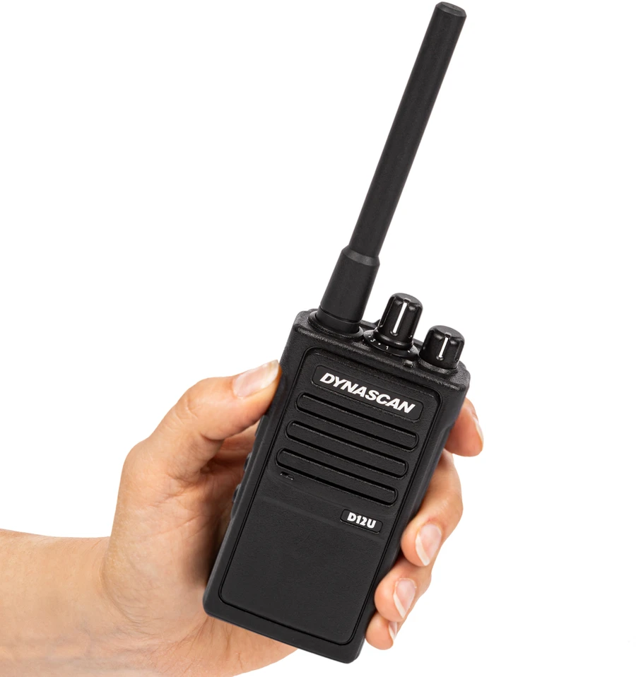 Nešiojama radijo stotelė Dynascan D12U DMR UHF, 400-470 MHz, 32 kanalai