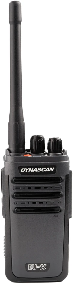 Nešiojama radijo stotelė PMR Dynascan EU-55, 446MHz, 0.5W, 16CH, CTCSS, DCS, 1500mAh, IP65