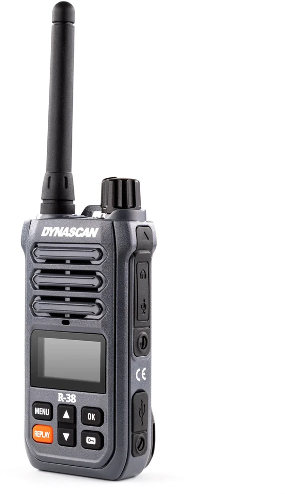 Nešiojama radijo stotelė PMR Dynascan R-38 446MHz, 0.5W, 16CH