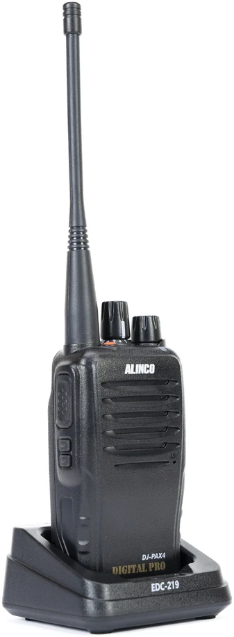 Nešiojama radijo stotelė PNI Alinco DJ-PAX4, PMR446, dviejų režimų analoginė ir skaitmeninė, VOX, TOT, IP67, 1800mAh baterija
