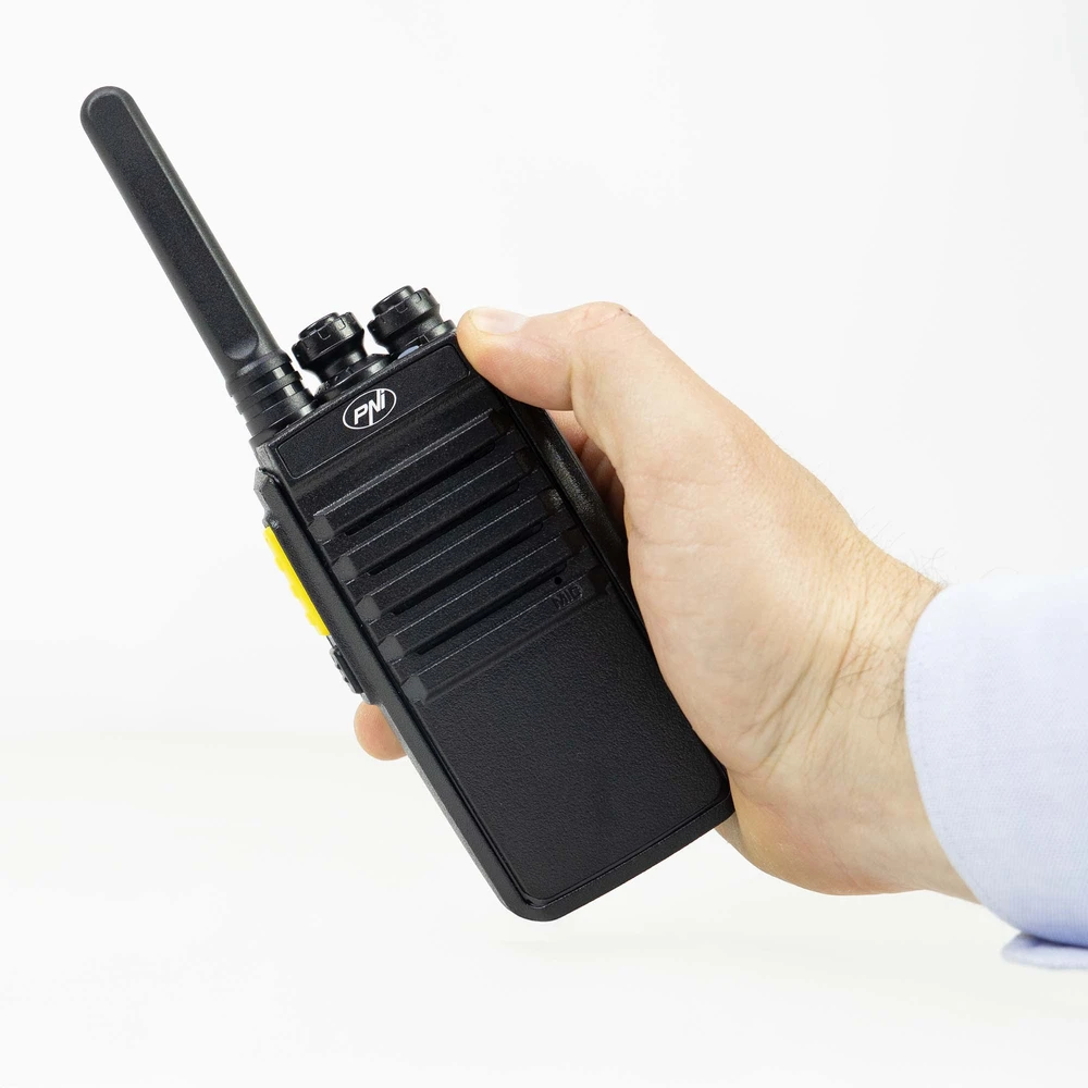 Nešiojama radijo stotelė PNI DPMR R41 PRO, 0.5W, dPMR446, 16 skaitmeninių ir analoginių kanalų, TOT, nuskaitymas (Scan), monitorius, programuojama, 1500mAh baterija, CTCSS/DCS