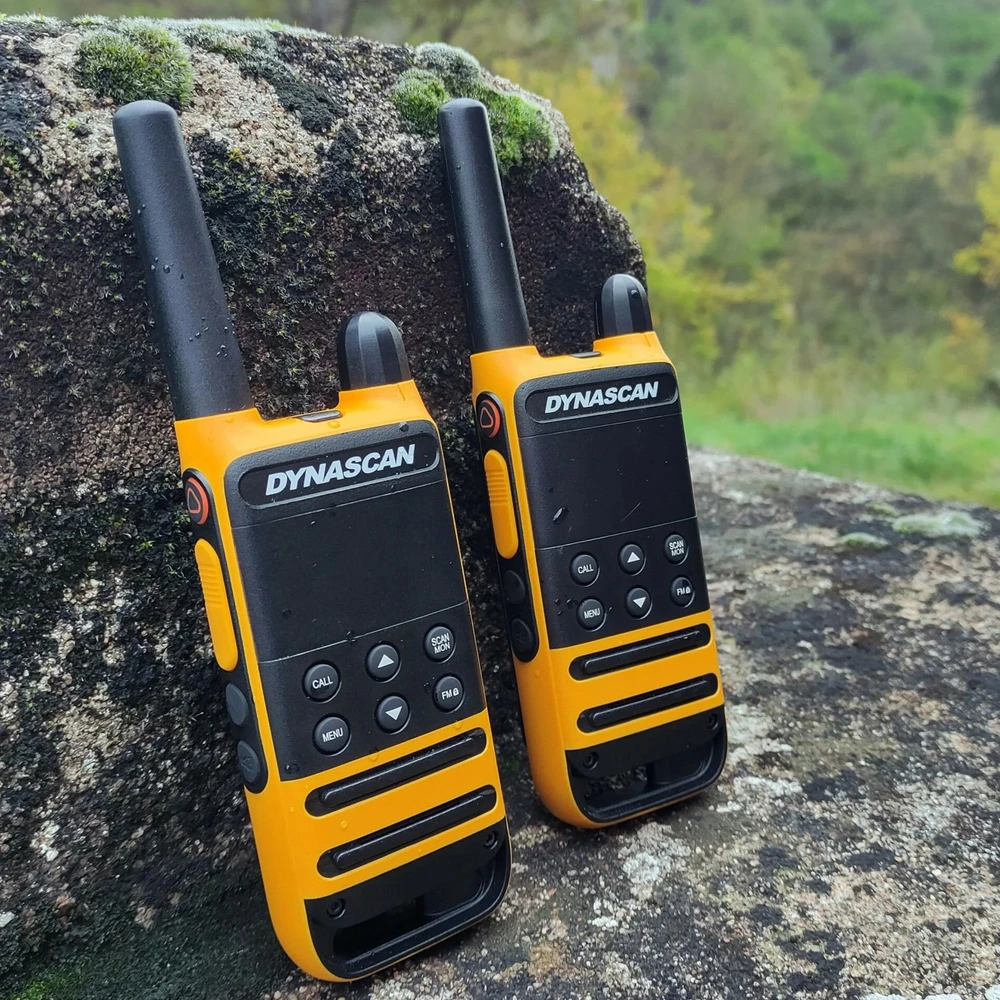 Nešiojama radijo stotelė PNI Dynascan P19 PMR, 446MHz, 0,5W, 16 kanalų, IP54, 2 vienetų rinkinys