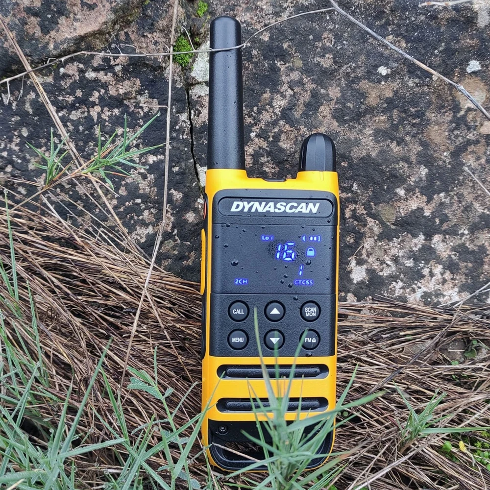 Nešiojama radijo stotelė PNI Dynascan P19 PMR, 446MHz, 0,5W, 16 kanalų, IP54, 2 vienetų rinkinys