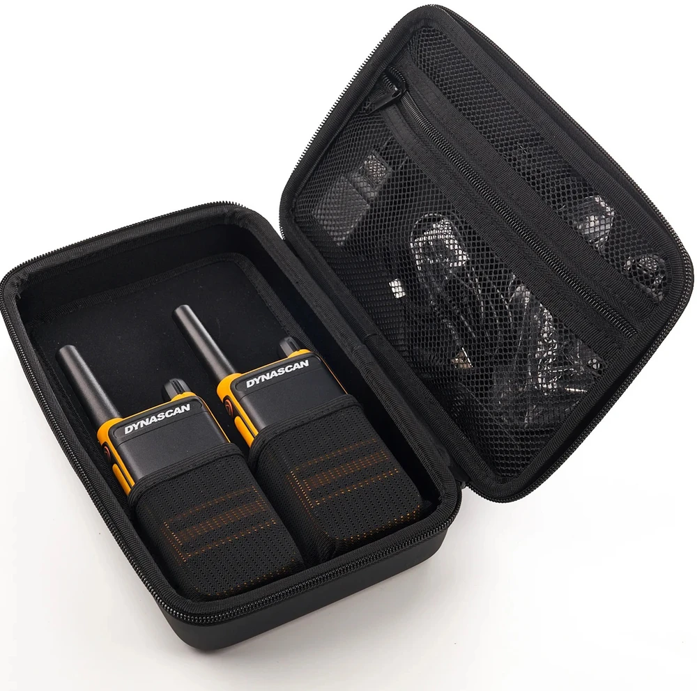 Nešiojama radijo stotelė PNI Dynascan P19 PMR, 446MHz, 0,5W, 16 kanalų, IP54, 2 vienetų rinkinys