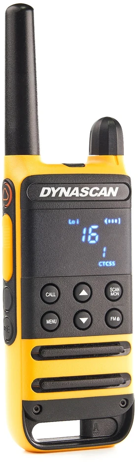 Nešiojama radijo stotelė PNI Dynascan P19 PMR, 446MHz, 0,5W, 16 kanalų, IP54, 2 vienetų rinkinys