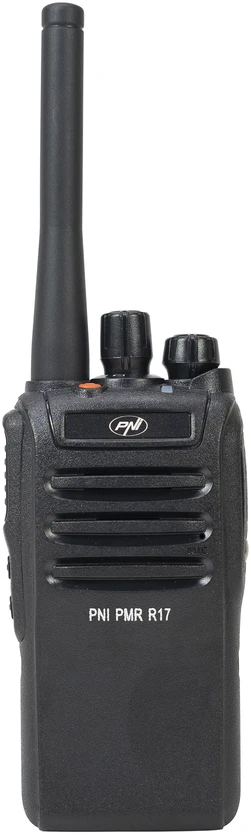 Nešiojama radijo stotelė PNI PMR R17 446MHz, 0.5W, 16 PMR kanalų ir 50 CTCSS bei 104 DCS tonų, FM radijas, programuojama, atspari vandeniui IP68, 2200 mAh baterija