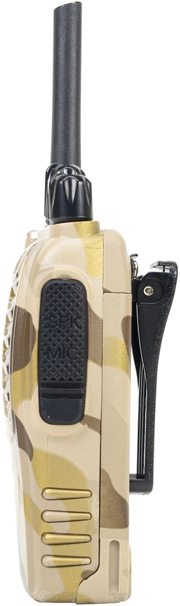 Nešiojama radijo stotelė PNI PMR R40 Camo, 2 vnt. komplektas, 0,5 W, 16 programuojamų kanalų, 16 PMR ir 50 CTCSS bei 104 DCS tonų, ASQ, TOT, monitorius, programuojama, 1200 mAh baterijos, įkrovikliai ir ausinės komplekte