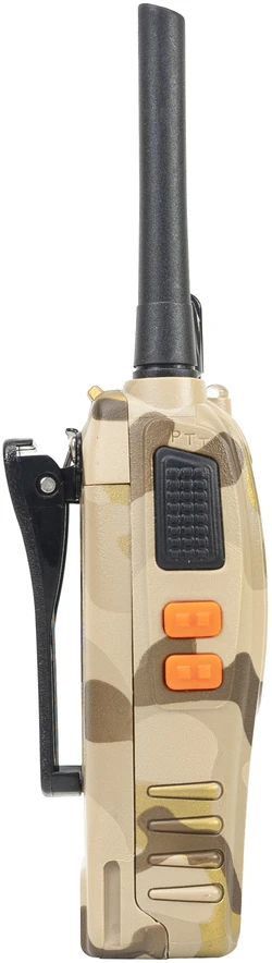 Nešiojama radijo stotelė PNI PMR R40 Camo, 2 vnt. komplektas, 0,5 W, 16 programuojamų kanalų, 16 PMR ir 50 CTCSS bei 104 DCS tonų, ASQ, TOT, monitorius, programuojama, 1200 mAh baterijos, įkrovikliai ir ausinės komplekte