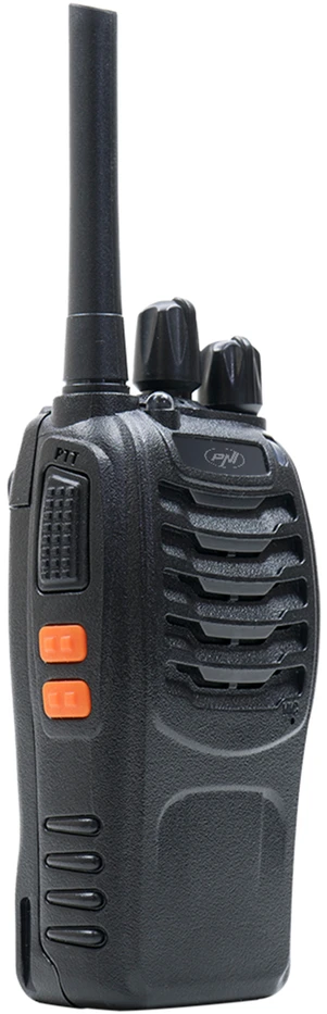 Nešiojama radijo stotelė PNI PMR R40 Pro, komplektas iš 2 vnt., 0.5W, ASQ, TOT, monitorius, programuojama, 1200mAh baterijos, įkrovikliai ir ausinės komplekte