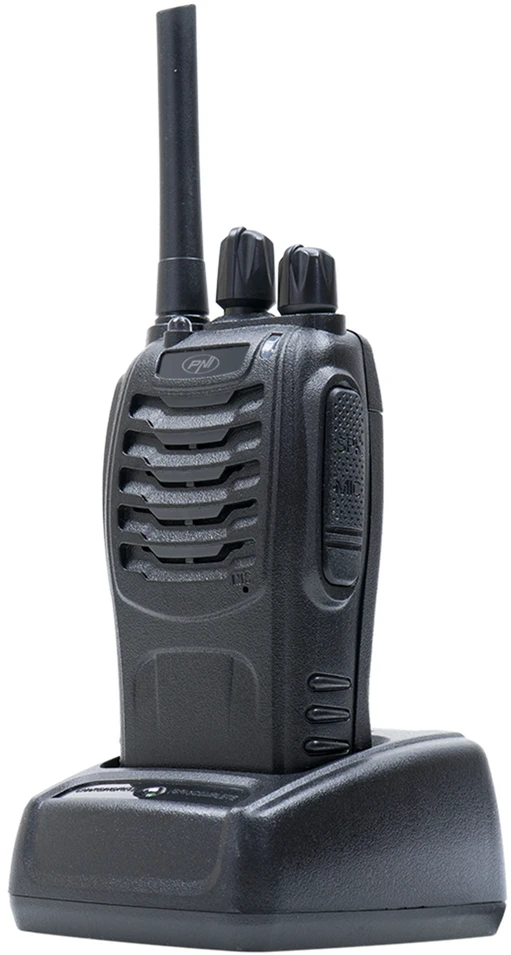 Nešiojama radijo stotelė PNI PMR R40 Pro, komplektas iš 2 vnt., 0.5W, ASQ, TOT, monitorius, programuojama, 1200mAh baterijos, įkrovikliai ir ausinės komplekte