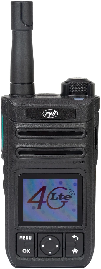 Nešiojama radijo stotelė PNI PoC 1800, GSM 4G LTE, 802.11b/g/n, 2.4GHz, 1.77 colio spalvotas ekranas, Li-Ion 4400 mAh, IP54