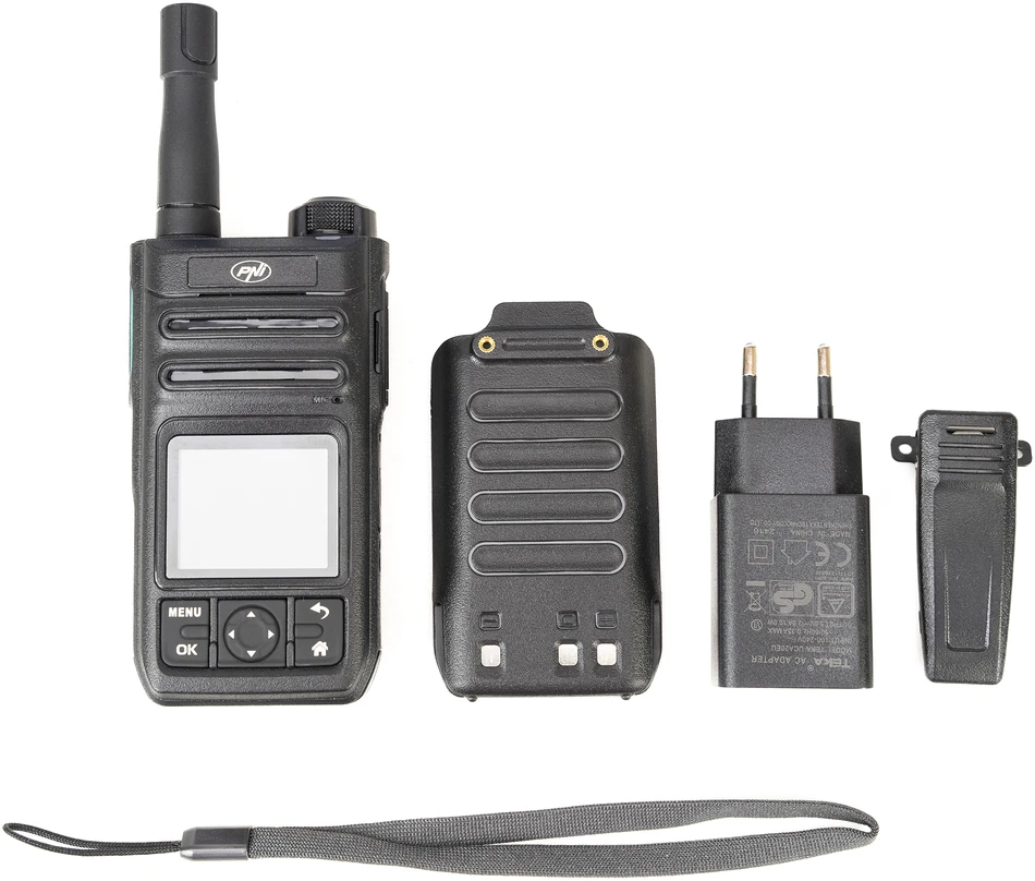 Nešiojama radijo stotelė PNI PoC 1800, GSM 4G LTE, 802.11b/g/n, 2.4GHz, 1.77 colio spalvotas ekranas, Li-Ion 4400 mAh, IP54