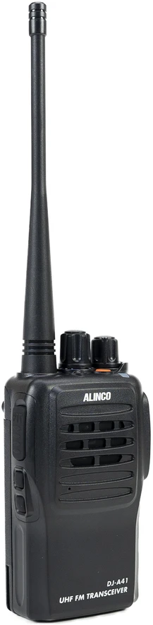 Nešiojama UHF radijo stotelė PNI Alinco DJ-A-41-E, 128 kanalų, 400-470 MHz, 1500 mAh, Scrambler, TOT, VOX, CTCSS-DCS