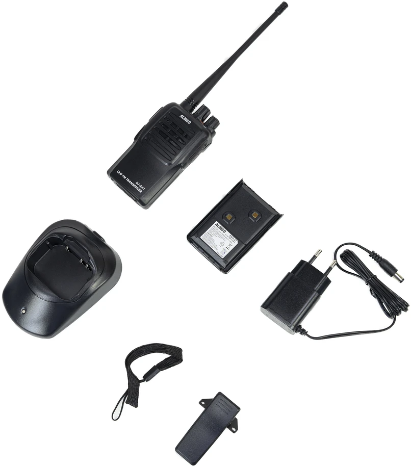 Nešiojama UHF radijo stotelė PNI Alinco DJ-A-41-E, 128 kanalų, 400-470 MHz, 1500 mAh, Scrambler, TOT, VOX, CTCSS-DCS