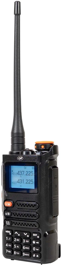 Nešiojama VHF/UHF radijo stotelė PNI P16UV, 999 kanalai, dviejų dažnių juostų TX ir 6 juostų RX, VOX perdavimas, nuskaitymas (Scan), FM radijas, orų kanalai, Li-Ion 2600 mAh