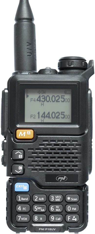Nešiojama VHF/UHF radijo stotelė PNI P18UV, dviejų dažnių