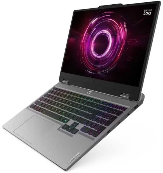 Nešiojamas kompiuteris Lenovo LOQ 15AHP10 Ryzen 7 / 16GB / 1TB SSD / 15,6 FHD IPS / GeForce RTX 5060 / Windows 11 Home / US išdėstymas / pilkas