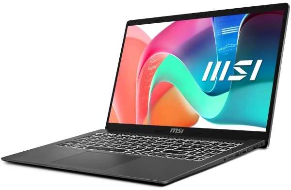 Nešiojamas kompiuteris MSI Modern 15 F13MG-646XHR Intel i5 – 1334U / 16GB / 512GB SSD / 15.6 FHD IPS-level / Intel Graphics / Windows 11 Home / US išdėstymas / pilkos spalvos