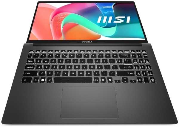 Nešiojamas kompiuteris MSI Modern 15 F13MG-646XHR Intel i5 – 1334U / 16GB / 512GB SSD / 15.6 FHD IPS-level / Intel Graphics / Windows 11 Home / US išdėstymas / pilkos spalvos