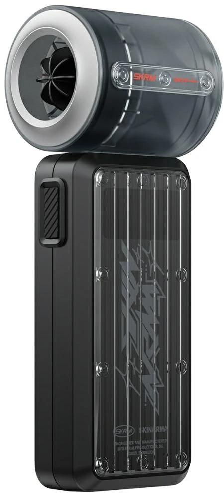 Rankinis ventiliatorius Skinarma Gyro 4000 mAh juodos spalvos