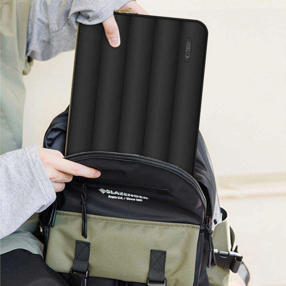 Nešiojamo kompiuterio dėklas 15″ – 16″ Tech-Protect Puffy juodas