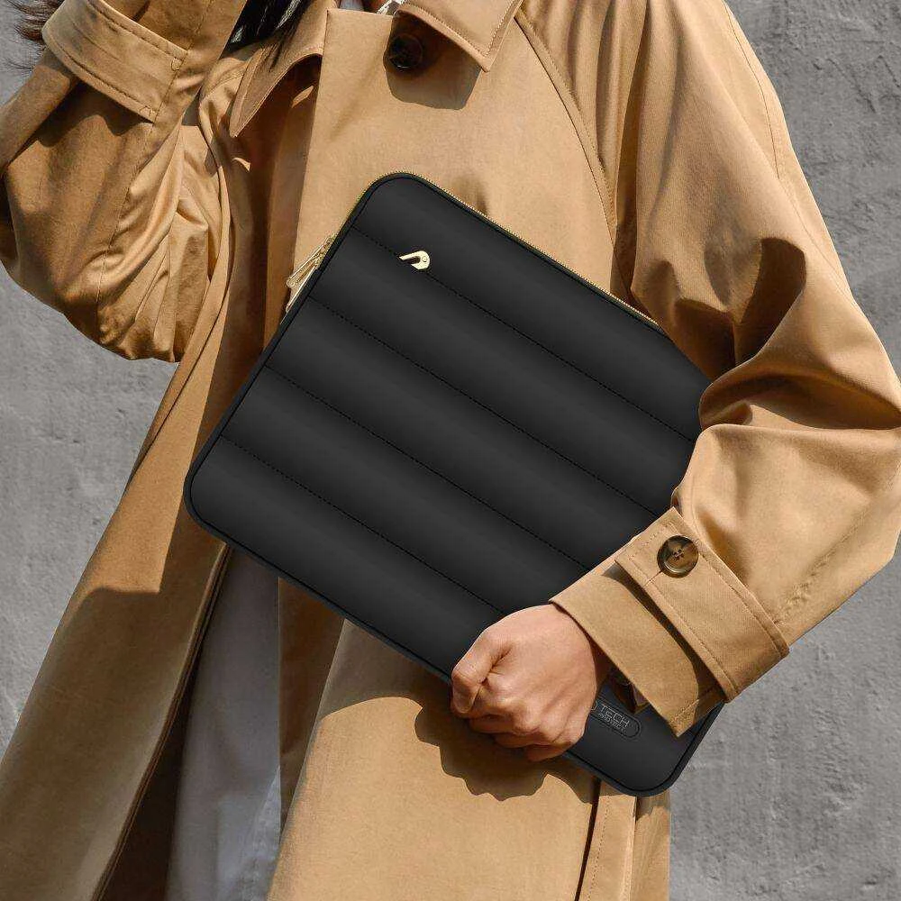 Nešiojamo kompiuterio dėklas 15″ – 16″ Tech-Protect Puffy juodas