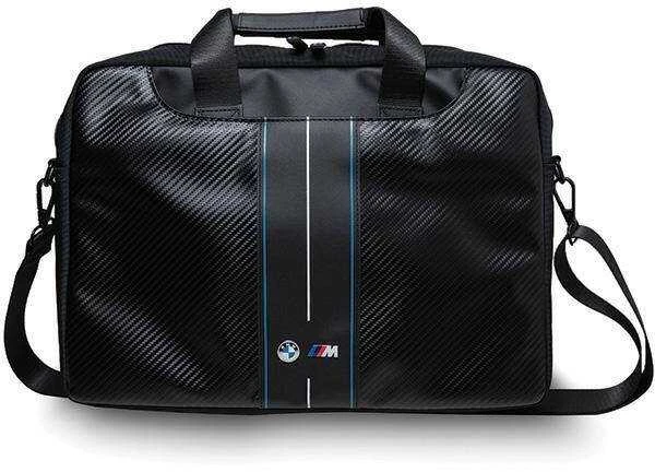 Bag BMW BMCB15COMSCAKL 16″ juodos spalvos Carbon Mėlyna Stripes