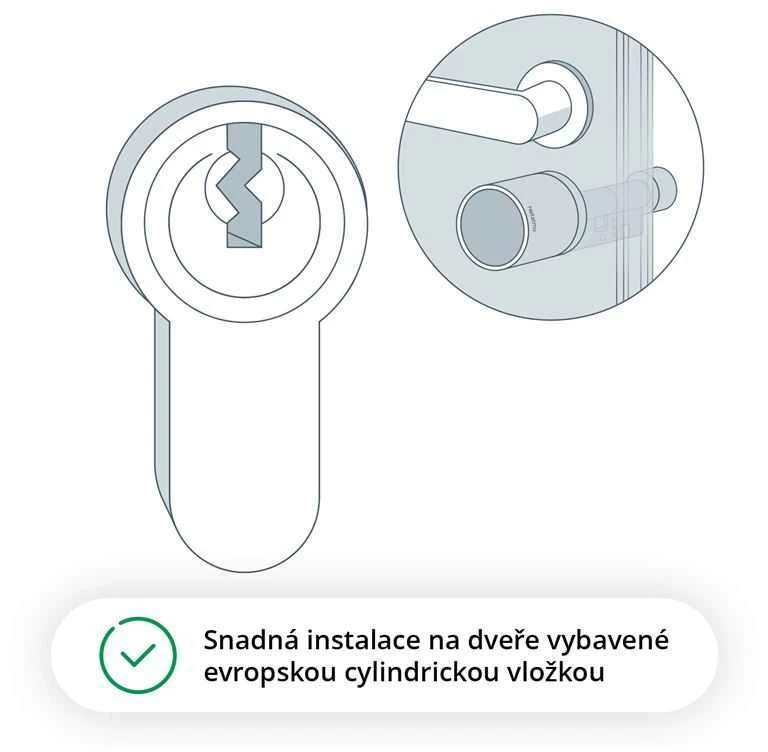 „Netatmo“ išmanioji „Bluetooth“ spyna su 3 raktais