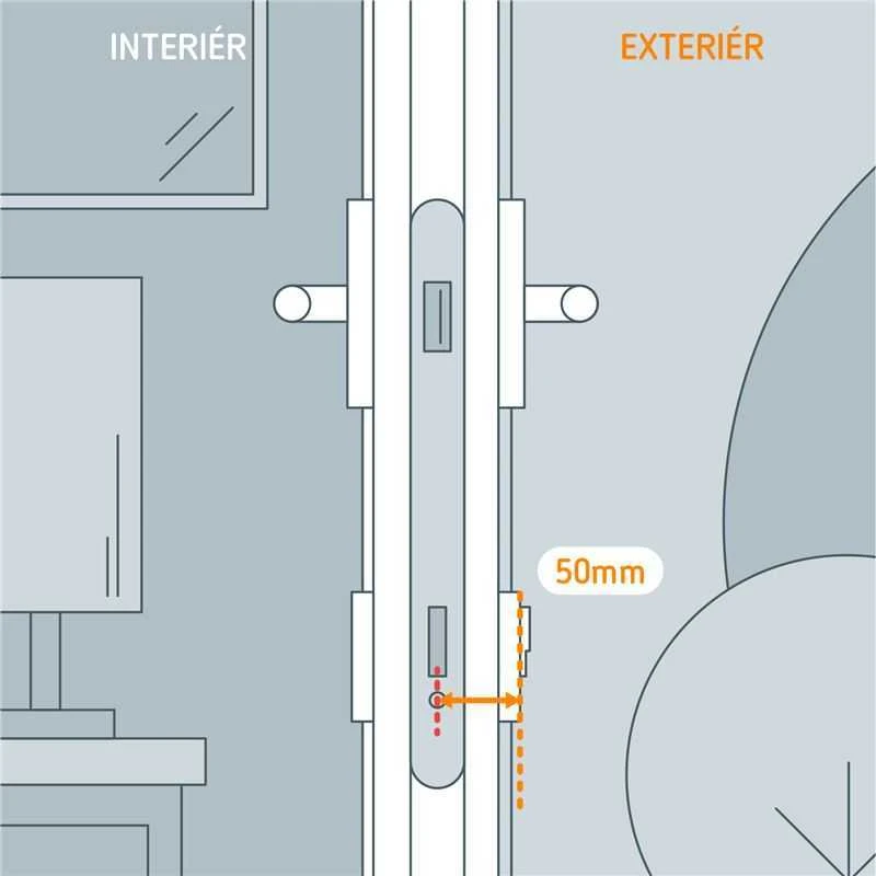„Netatmo“ išmaniosios spynos prailginimas 50 mm