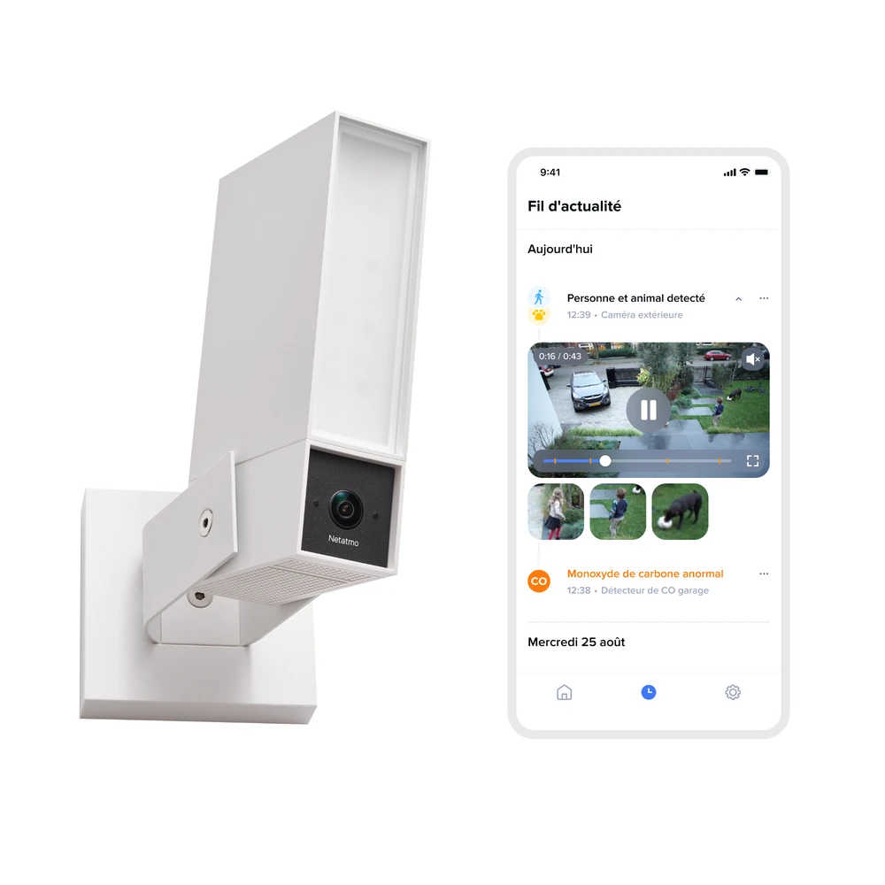 Netatmo Kamera zewnętrzna Original NOC2-W balta