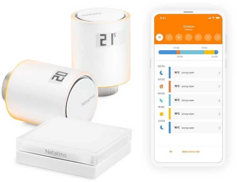 Netatmo išmanieji radiatorių vožtuvai